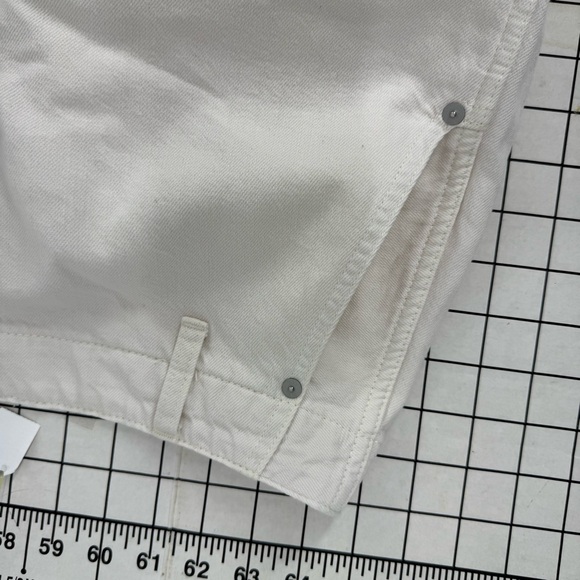 Madewell wide leg sweep ivory Denim Trousers 27 - Picture 12 of 13